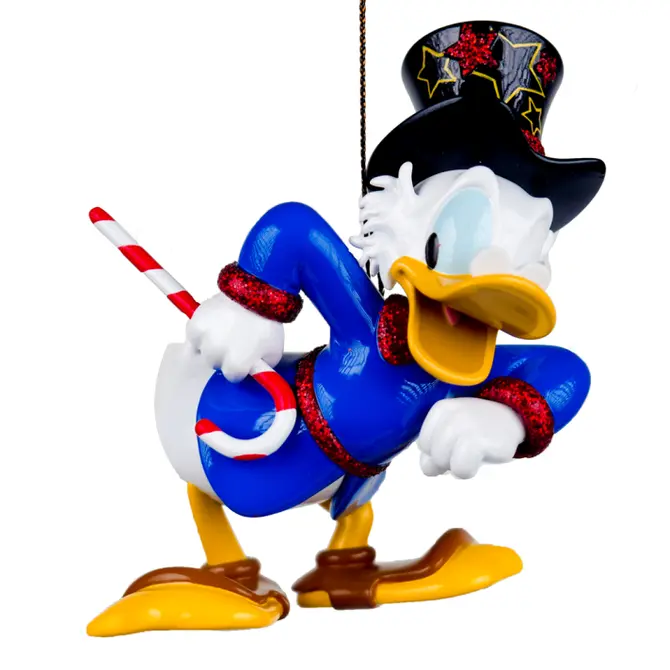 4.75"3D resin Scrooge, Kurt Adler, Tuincentrumoutlet