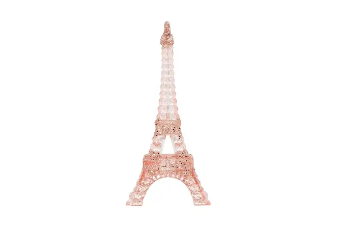 6"PLSTC ROSE GOLD EIFFE L TOWER ORN, KurtAdler, Tuincentrumoutlet