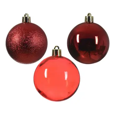 Kerstbal kunststof d6cm krd 25st1, Decoris, tuincentrumoutlet