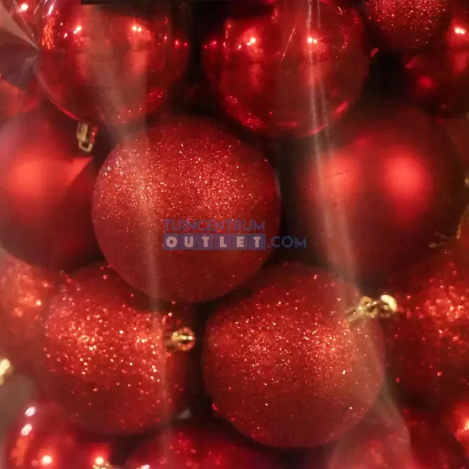 KERSTBAL SET 100 ROOD, Koopman, www.tuincentrumoutlet.com