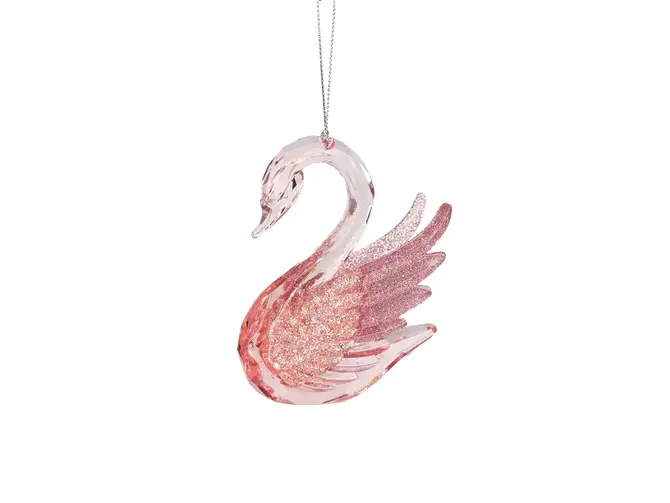 ROSE GOLD SWAN ORNA, KurtAdler, Tuincentrumoutlet