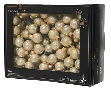 Kerstballen op draad glas enamel - afbeelding 2