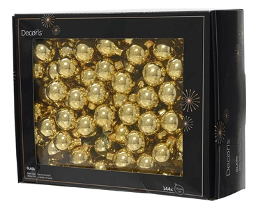Kerstballen op draad glas shiny - afbeelding 2