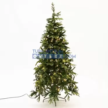 Brampton kerstboom led slim groen h230xd132 cm tuincentrumoutlet.com