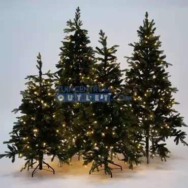 Brampton kerstboom led slim groen h230xd132 cm, groep uit, tuincentrumoutlet.com