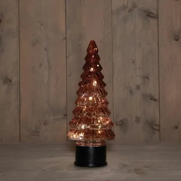 Kerstboom draaiend led 35x13cm brdx, Annas collection, Tuincentrumoutlet.com