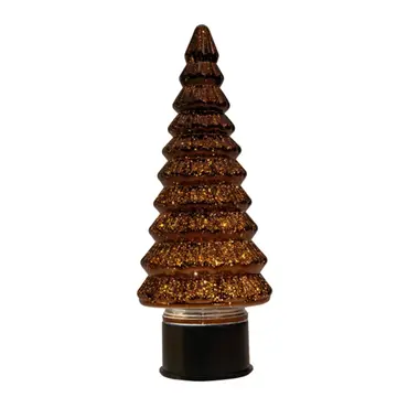 Kerstboom draaiend led 35x13cm brns, Anna's Collection, tuincentrumoutlet.com