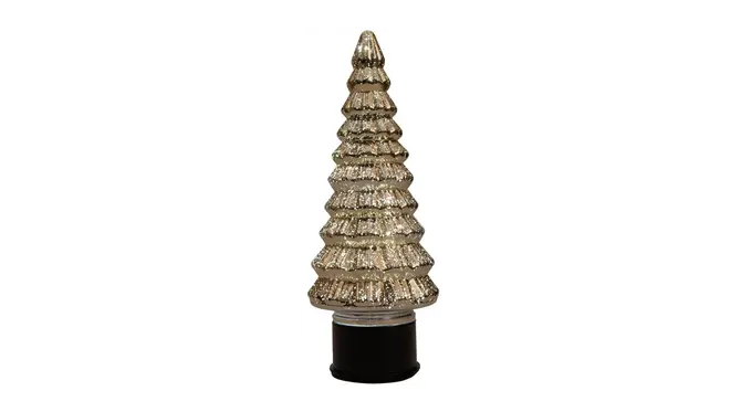 Kerstboom draaiend led 35x13cm goud, Anna's Collection, tuincentrumoutlet.com