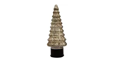 Kerstboom draaiend led 35x13cm goud, Anna's Collection, tuincentrumoutlet.com