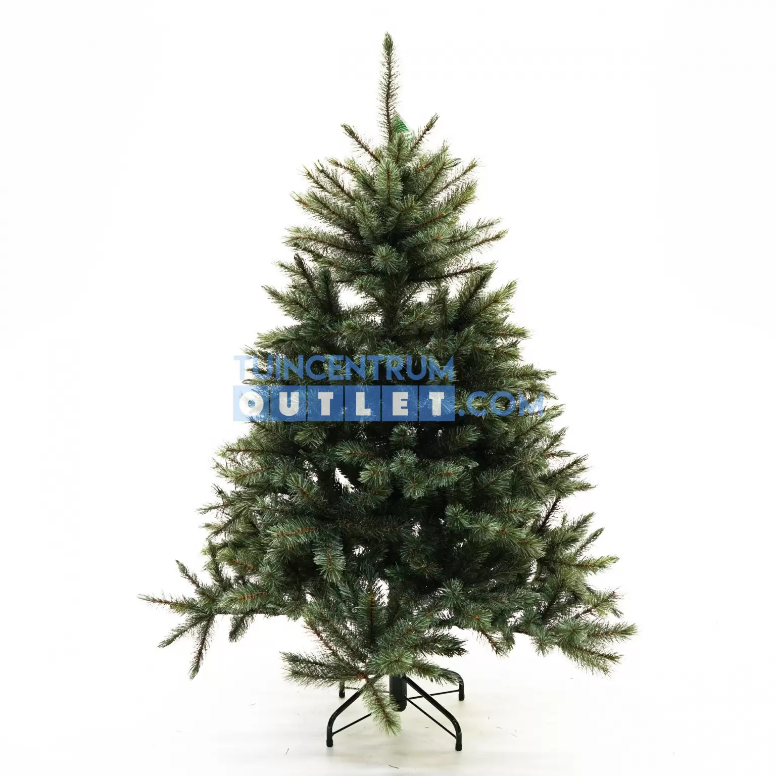 Kerstboom Forest frosted tips h120xd99 cm newgrowth blauw Tuincentrum