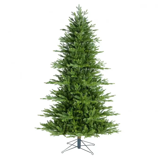 Kerstboom Macallan d150h260cm groen met ballen en verlichting - afbeelding 2