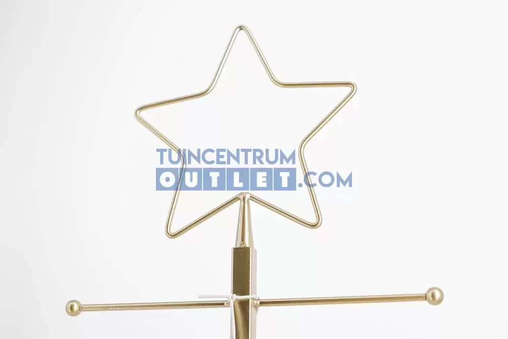 kerstboom metaal goud piek, noach, tuincentrumoutlet