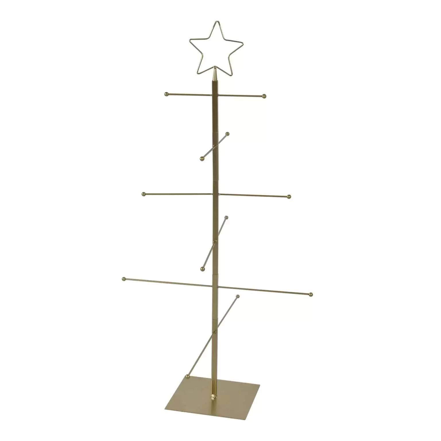 Grote waanidee kanker Konijn Kerstboom metaal goud - 91 cm - Tuincentrum Outlet