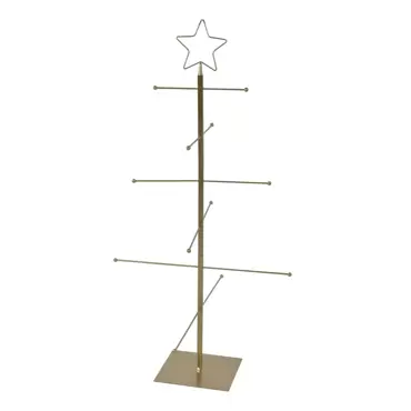 Kerstboom metaal goud - 91 cm - afbeelding 1