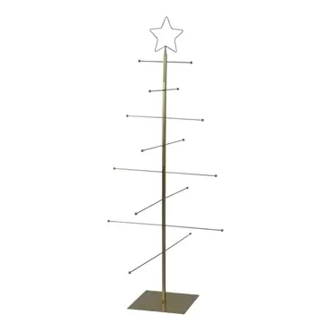 Kerstboom metaal goud - 91 cm - afbeelding 2