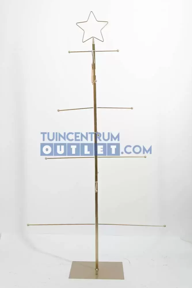 kerstboom metaal goud 2, noach, tuincentrumoutlet
