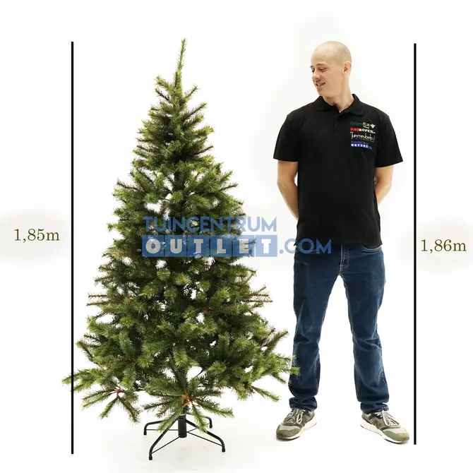 Kerstboom Toronto h185xd114 cm - groen 2, Edelman, tuincentrumoutlet