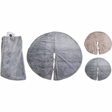 KERSTBOOMROK 90CM VELVET 2ASS