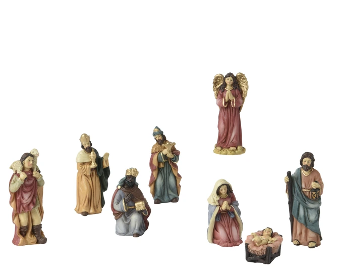 Kerstgroep polyresin - afbeelding 1