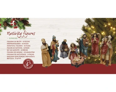 Kerstgroep polyresin - afbeelding 2