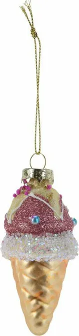 KERSTHANGER IJSJE 8CM 3ASS - afbeelding 2