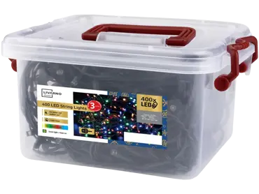 Kerstlampjes 400 led fairy lights coloured light - afbeelding 1