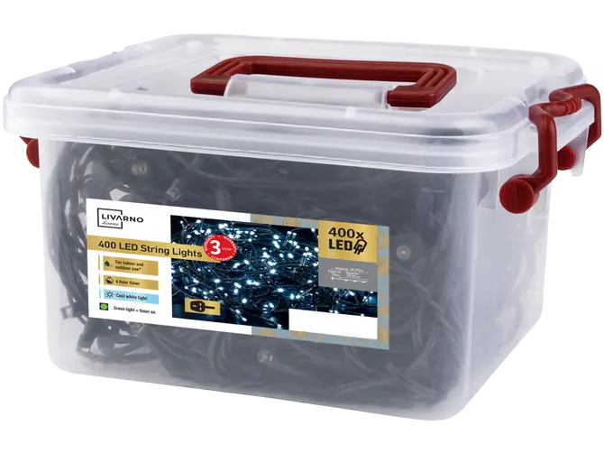 Kerstlampjes 400 led fairy lights Cool white - afbeelding 1