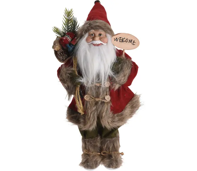 KERSTMAN STAAND 37CM BRUIN, Koopman, tuincentrumoutlet