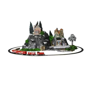 Kersttrein Coca Cola sfeer, Hornby, www.tuincentrumoutlet.com