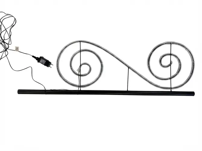 Kerstverl.double twister 40x110cm ip44 detail, Twinkle Pole, tuincentrumoutlet.com