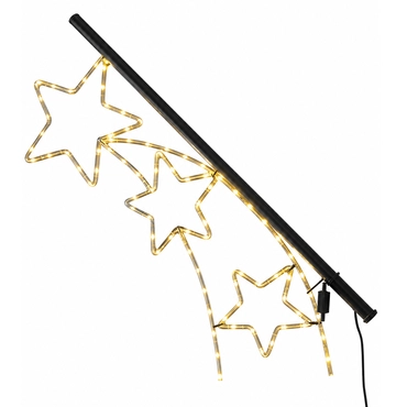 Kerstverl.falling stars 40x110cm ip44, Twinkle Pole, tuincentrumoutlet.com