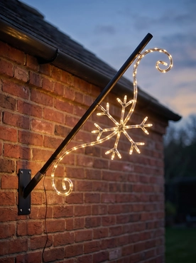 Kerstverl.snowflake 40x110cm ip44 sfeer, Twinkle Pole, tuincentrumoutlet.com
