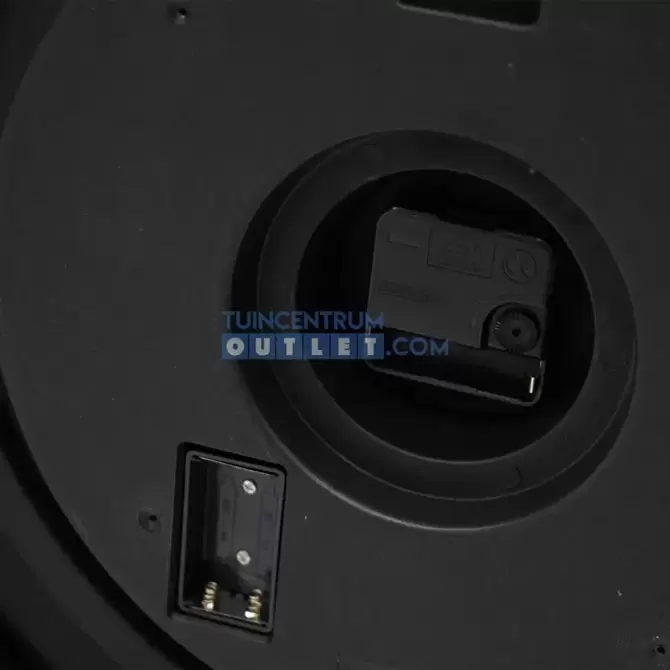 Klok Westzytturm Ø51cm - Zwart, batterij, www.tuincentrumoutlet.com