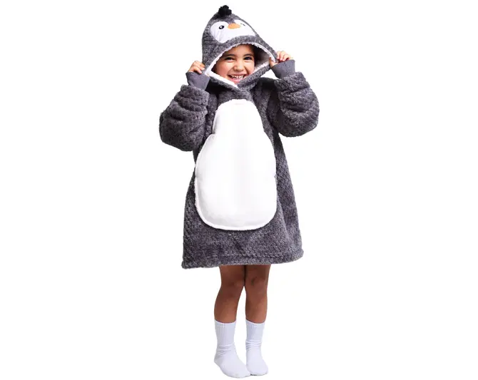 Knuffel hoodie 3-6 jaar pinguin, Breba Trading, tuincentrumoutlet.com