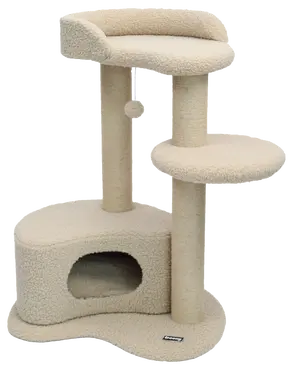 Krabpaal luna 104cm sand beige, BOON, tuincentrumoutlet.com