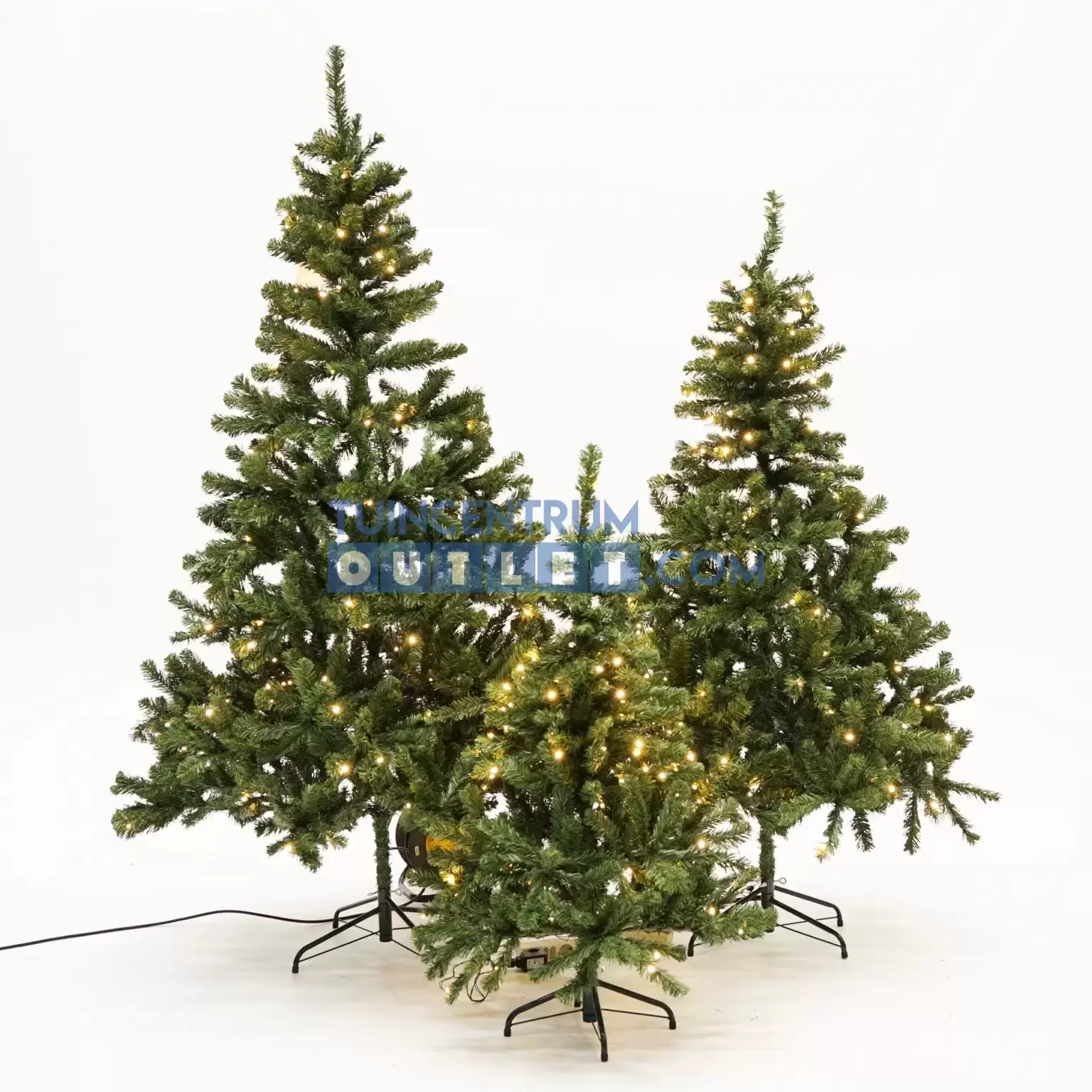 erger maken steek parfum Kunstkerstboom Charlton LED h155 d91 cm groen - Tuincentrum Outlet