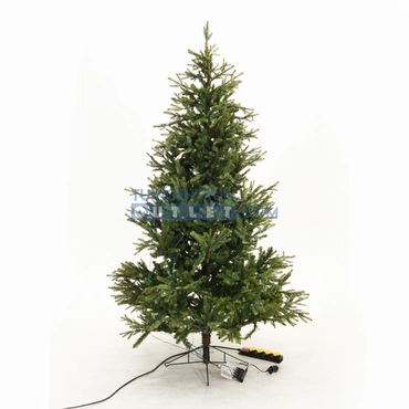 Frasier kerstboom led groen 408L TIPS 2688 - h215xd145cm, Black Box Trees detail, tuincentrumoutlet