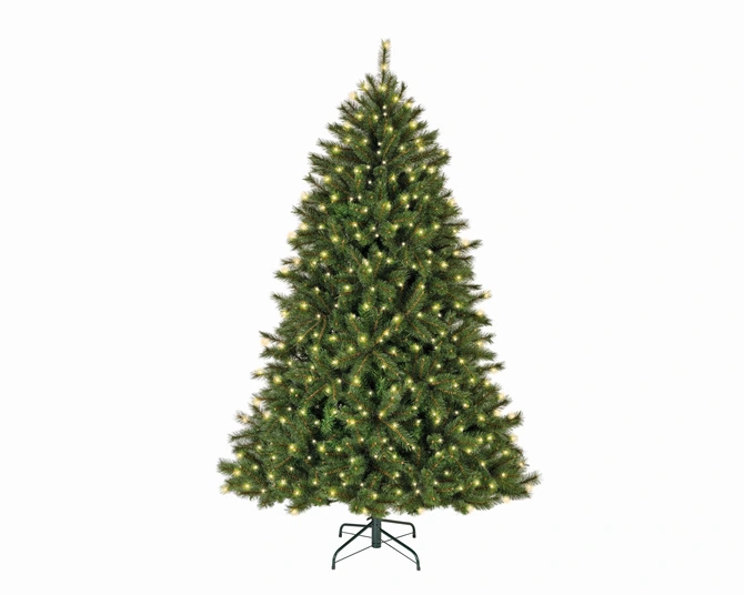 Malmo prelit h240cm 540l grn/wwt/kwrm, Everlands, tuincentrumoutlet.com