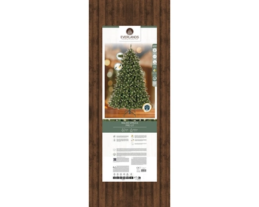 Malmo prelit h240cm 540l grn/wwt/kwrm verpakking, Everlands, tuincentrumoutlet.com