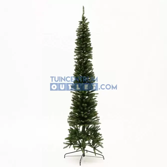 Kunstkerstboom Pencil Pine h240cm groen www.tuincentrumoutlet.com