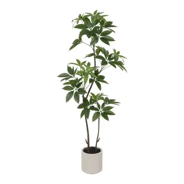 Kunstplant pachira 25x25x190cm grn, Countryfield, tuincentrumoutlet.com