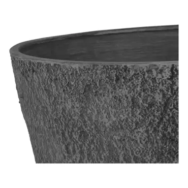 Kunststof pot rond asch stone - XL - afbeelding 2