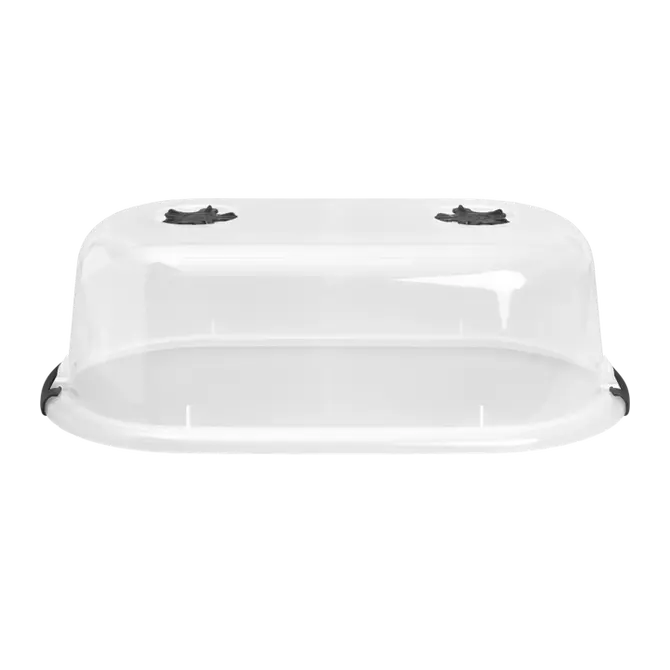 Kweekhuis green basics balkon l55cm living black deksel, Elho, tuincentrumoutlet