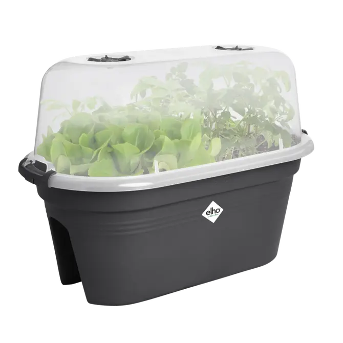 Kweekhuis green basics balkon l55cm living black sfeer, Elho, tuincentrumoutlet