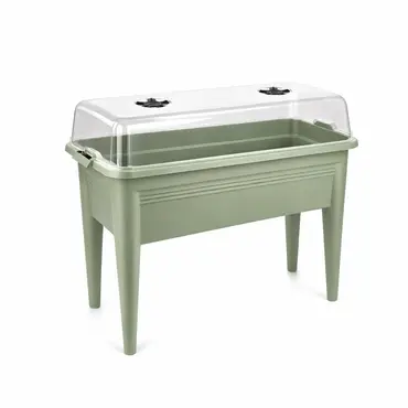 Kweektafel green basics xxl l75cm steengroen met deksel - afbeelding 1