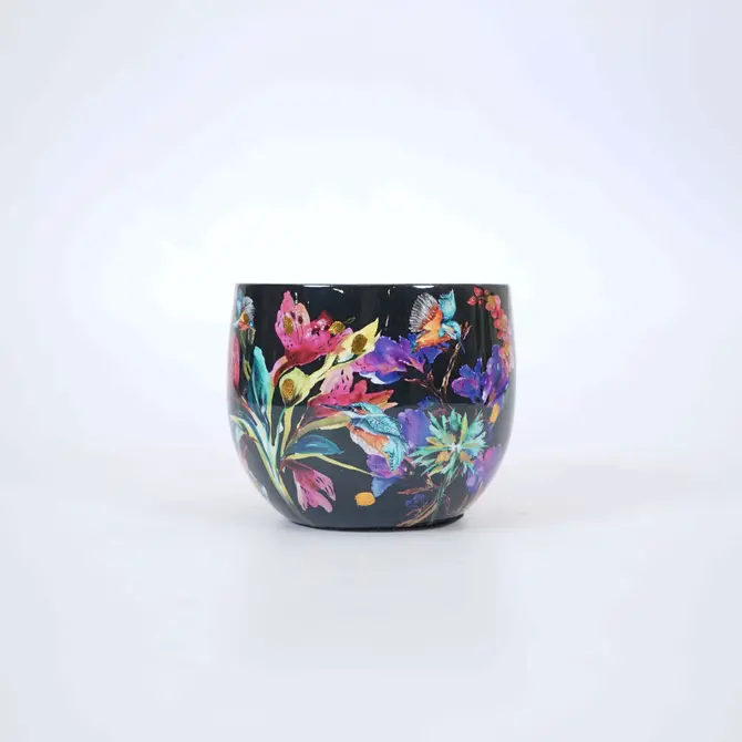 Lammie Exclusieve Collectie Pot midnight bloom d15h13cm - afbeelding 1