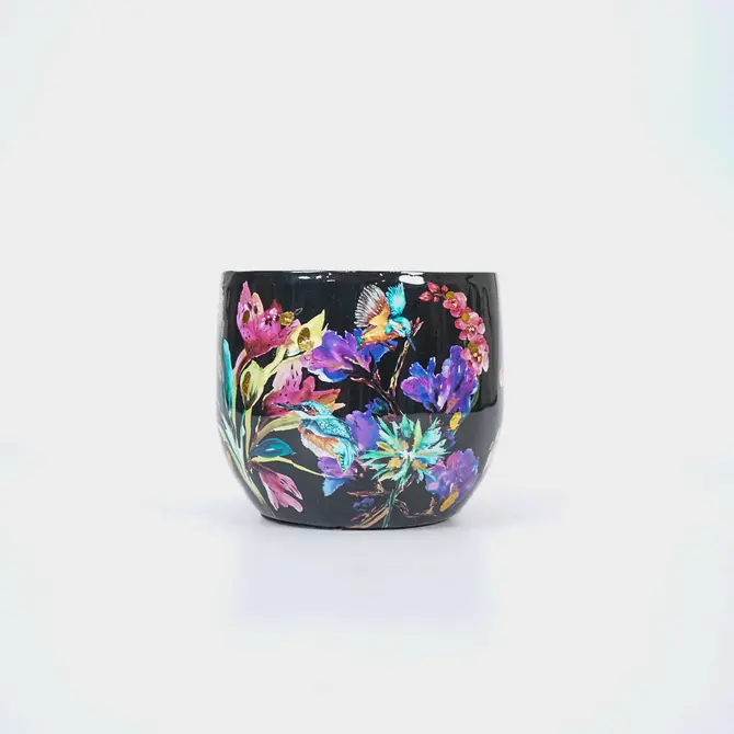Lammie Exclusieve Collectie Pot midnight bloom d17h15cm - afbeelding 1