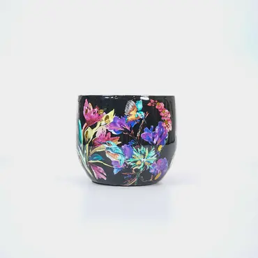 Lammie Exclusieve Collectie Pot midnight bloom d17h15cm - afbeelding 1
