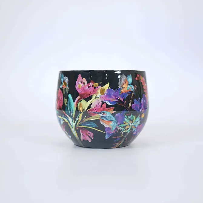 Lammie Exclusieve Collectie Pot midnight bloom d21h17cm - afbeelding 1