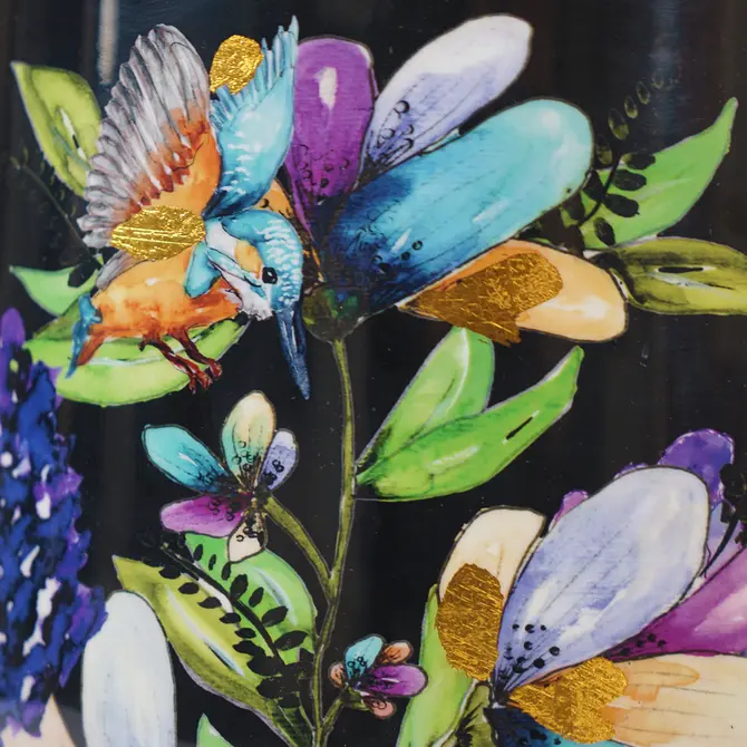 Lammie Exclusieve Collectie Pot midnight bloom d28h25cm - afbeelding 2